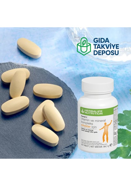 Formül 2 Vitamin ve Mineral Kompleks Erkekler Için 60 Tablet fiyatları