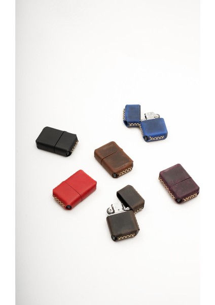 Hakiki %100 Deri El Yapımı Marka Uyumlu Çakmak Kılıfı ve Çakmak (Gazsız Gönderim) fırsatları