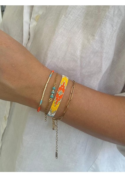 Desert Sparkle 4'lü Miyuki Bileklik Set