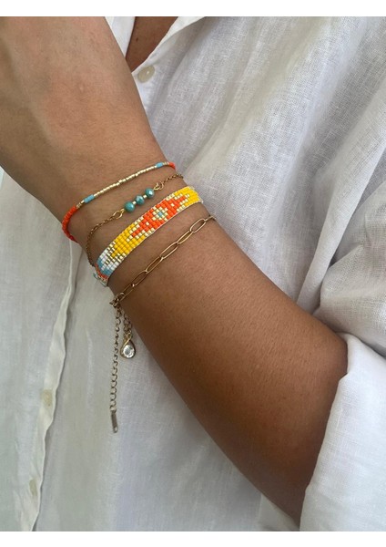 Desert Sparkle 4'lü Miyuki Bileklik Set modelleri