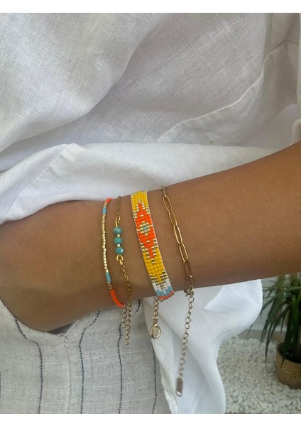 Desert Sparkle 4'lü Miyuki Bileklik Set