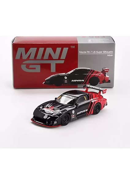 Mını Gt 1:64 Mazda Rx-7 Lb Super Silhouette Advan Diecast Model Araba