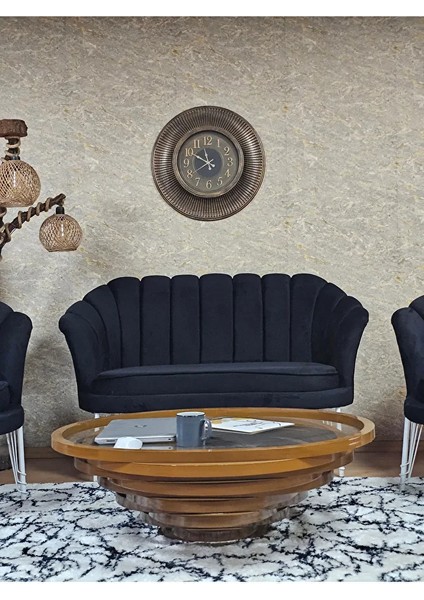 Istiridye Takım Beyaz Boyalı Telli Ayak Çay Seti Koltuk Takımı Siyah Renk 110 x 48 Boyut/ebat fiyatları