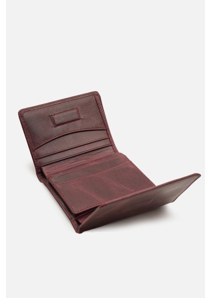 Magnetic Hakiki Deri Bordo Mıknatıslı Unisex Cüzdan – Zarif ve Güvenli Tasarım modelleri