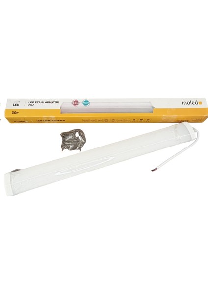 Inoled 2912 LED Etanj Armatür - 20W Beyaz Işık 6500 K