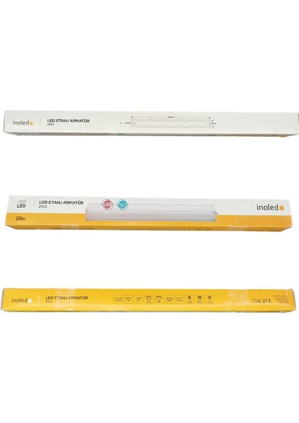 Inoled 2912 LED Etanj Armatür - 20W Beyaz Işık 6500 K fırsatları