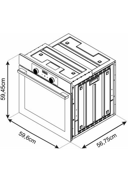 Ank.fırın Steam Master Beyaz Cam Dij.saat