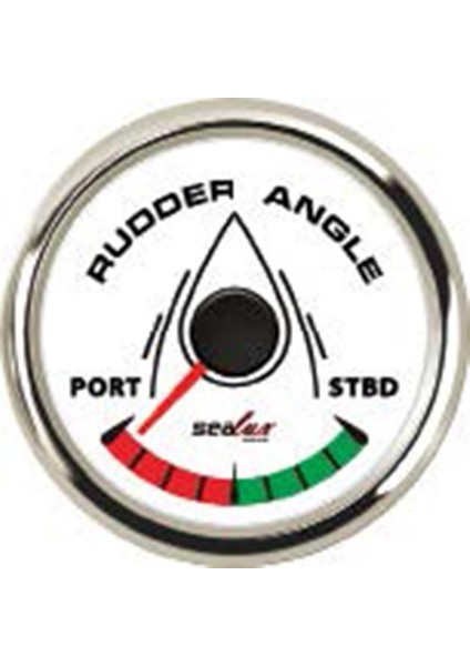 Dümen Açı Göstergesi Sealux 12/24V Ø52MM Siyah
