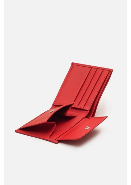 Edge Unısex Hakiki Gerçek Deri Kırmızı Cüzdan fırsatları