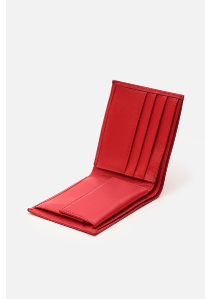 Edge Unısex Hakiki Gerçek Deri Kırmızı Cüzdan indirimleri