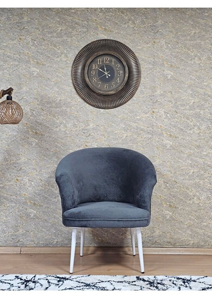 Tekli Teddy Beyaz Boyalı Sivriltme Ayak Çay Seti Koltuk Tekli Berjer , Balkon, Salon, Ofis Füme Renk 40,5 Boyut/ebat fiyatları