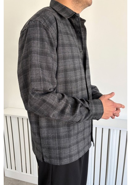 Erkek Oversize %100 Pamuk Ekose Gömlek indirimleri