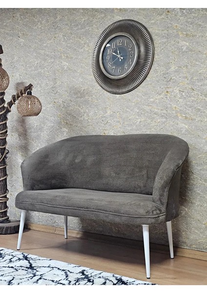 Ikili Teddy Beyaz Boyalı Sivriltme Ayak Çay Seti Koltuk Ikili Berjer , Balkon, Salon, Ofis Kahverengi Renk 40,5 Boyut/ebat modelleri