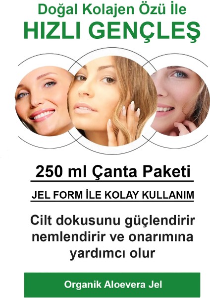 Organic Aloe Vera Jel 250 ml modelleri