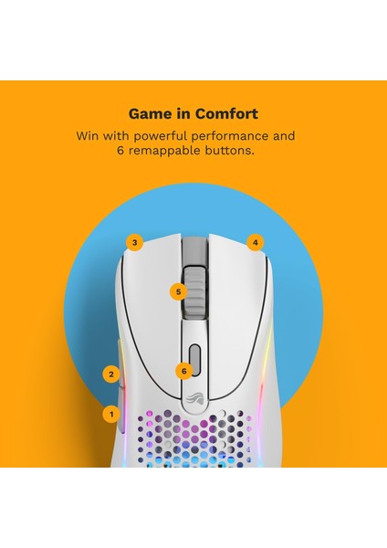 Oyun Modeli D 2 Kablosuz Oyun Faresi - Süper Hafif 66 G, 210 Saate Kadar Pil, 26K Opt. Sens modelleri