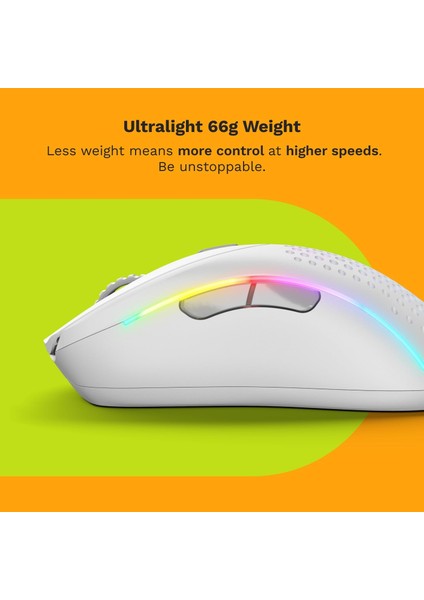 Oyun Modeli D 2 Kablosuz Oyun Faresi - Süper Hafif 66 G, 210 Saate Kadar Pil, 26K Opt. Sens fırsatları
