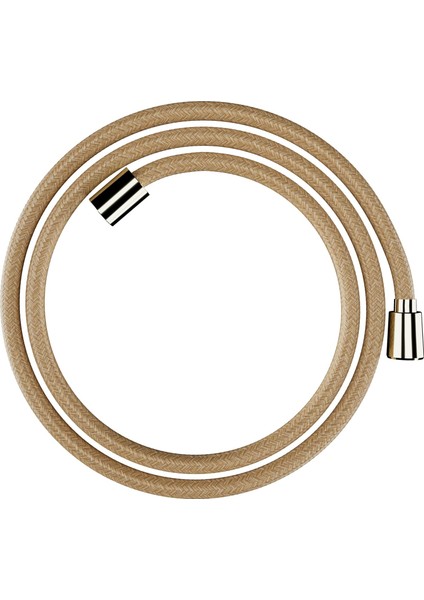 28260990 Designflex Tekstil, 63 Inç Parlak Altın Optik El Duşu Hortumu
