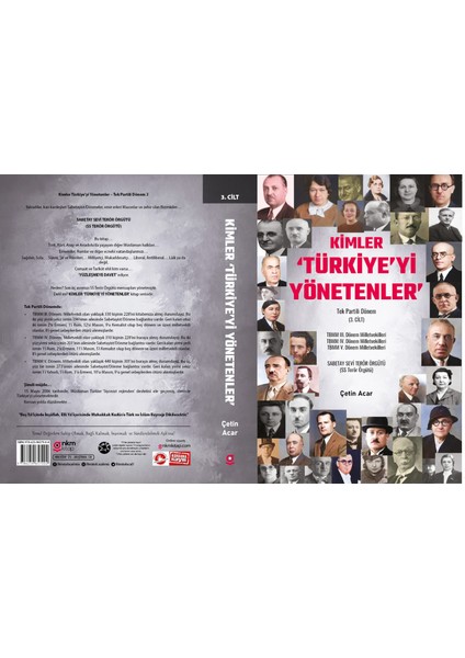 Kimler ‘Türkiye’yi Yönetenler 3’ Tek Partili Dönem (3. Cilt) modelleri
