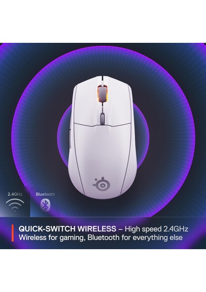 Rival 3 Wireless Gen 2 Oyuncu Faresi – 2.4ghz ve Bluetooth Bağlantı – 18.000 Dpi Truemov modelleri