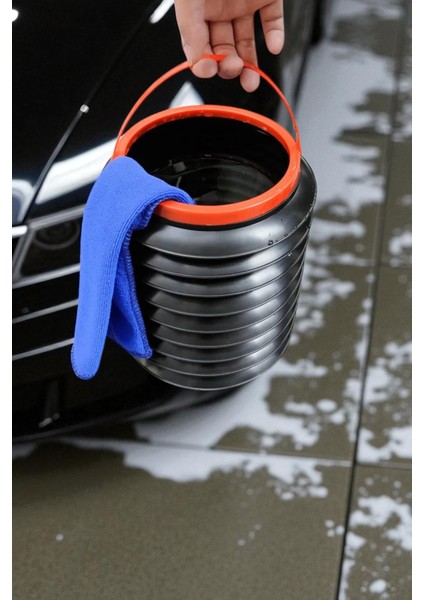 Çok Amaçlı Pratik Portatif Su Içecek Saklama Kova Katlanabilir Araç Içi Kova indirimleri