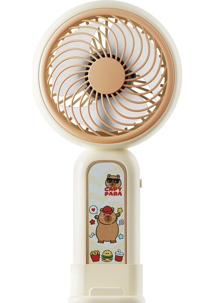 AFN20 Krem 250MAH Elde Taşınabilir Masaüstü USB Fan