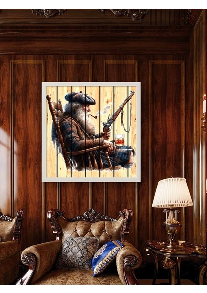 Last Call, 1952, Retro LED Tablo – 60X60 cm | Sıva Üstü Montajlı, Tak-Çalıştır Sistem modelleri