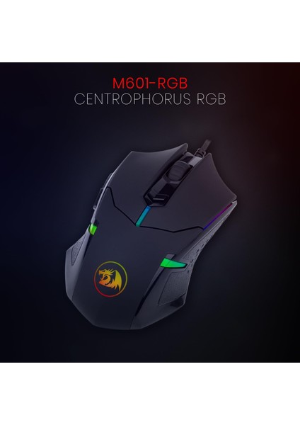 M601-RGB 7200DPI 6 Tuş Oyuncu Kablolu Mouse fiyatları