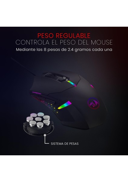 M601-RGB 7200DPI 6 Tuş Oyuncu Kablolu Mouse indirimleri