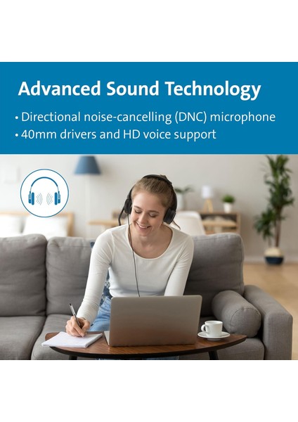 H1000 Usb-C Kulak Üstü Kulaklık, Ultra Rahat Hd Ses Kulaklığı, Mikrofon ve Kablolu Profes fırsatları