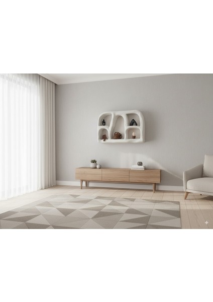 Iskandinav / Bohem Beton Duvar Rafı, Duvar Nişi