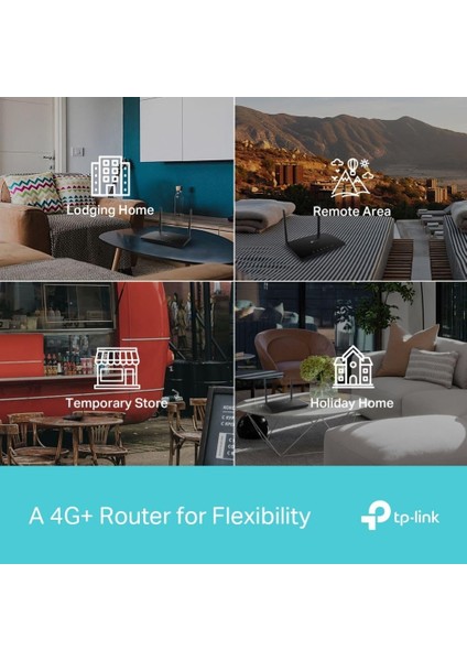 Archer MR600, 4g+ Cat6 AC1200 Mbps Wireless Dual-Band Gigabit Router, 4g/3g Sim Yuvası, Mu-M modelleri