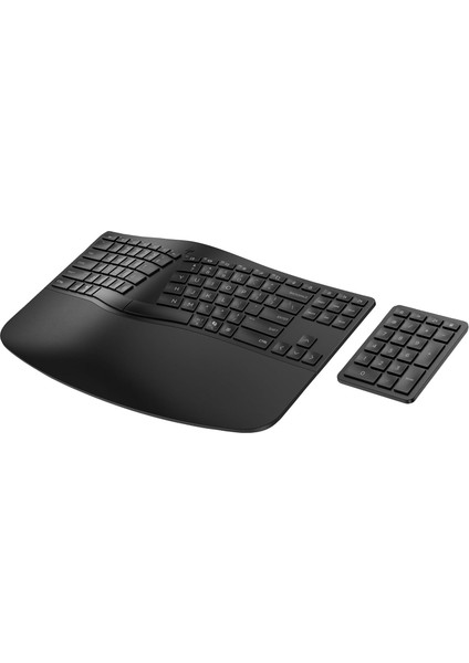 960 Ergonomik Kablosuz Klavye, Ayrı Sayısal Tuş Takımı, Qwertz Düzeni, Bluetooth ve 2,4 Ghz, 20 P modelleri