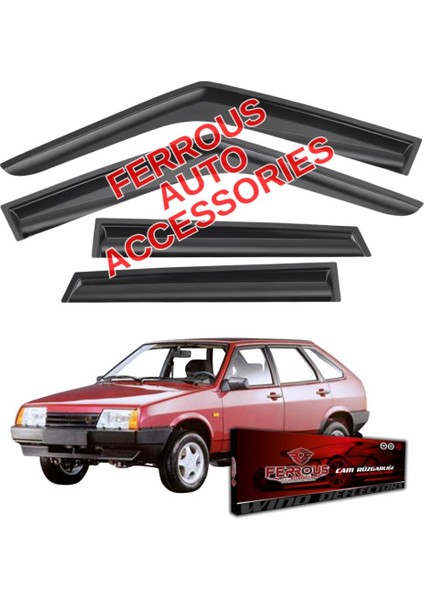 Lada Samara Ferrous Cam Rüzgarlığı 4lü Set