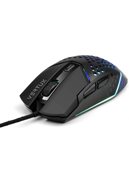 Katana, 6 Tuşlu Altıgen Kabuk, Kablolu Rgb Oyun Faresi