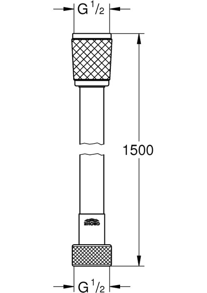 Vitalioflex Trend 1500MM Duş Hortumu, Krom, 28741002 fiyatları