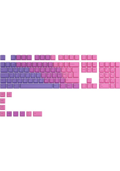 Pc Gaming Race Gpbt Tuş Takımı, 115 Pbt Tuş Takımı, Iso, No-Layout, Nebula