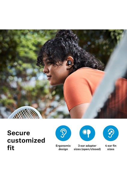 Sport True Wireless - Kulak Içi Bluetooth Kulaklık - Adaptif Akustik, 27 Saate Kadar Dinl fırsatları