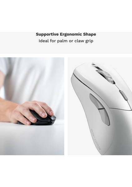 Oyun Modeli D 2 Pro 4k/8k Kablosuz Oyun Faresi - 2.4ghz Kablosuz 1ms Gecikme, 4k/8k Yoklama modelleri