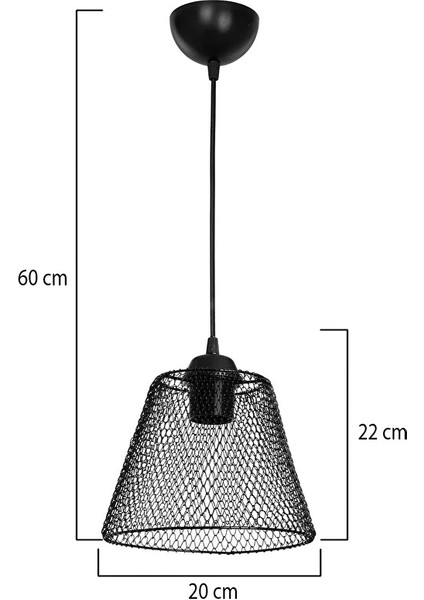 Magnia Siyah Işlemeli Metal Sarkıt Avize modelleri
