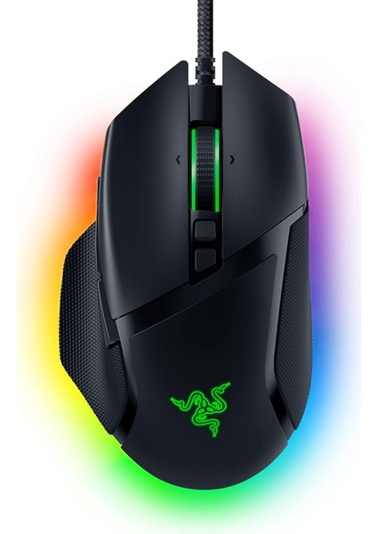 Basilisk V3 - Kablolu, Özelleştirilebilir Oyun Faresi, Chroma Rgb Ile, Pc/mac Için (10+1 Progr
