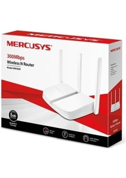 Mercusys MW305R, 300 Mbps Kablosuz N Yönlendirici fırsatları