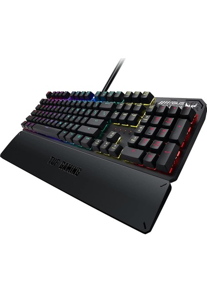Tuf Gaming K3 Aura Sync Rgb Opti̇k Mekani̇k Türkçe Oyuncu Klavyesi̇ Bi̇lek Desteği̇ Suya ve Toz