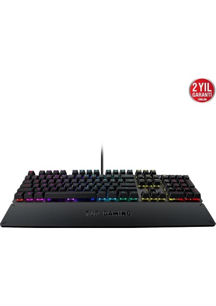 Tuf Gaming K3 Aura Sync Rgb Opti̇k Mekani̇k Türkçe Oyuncu Klavyesi̇ Bi̇lek Desteği̇ Suya ve Toz indirimleri