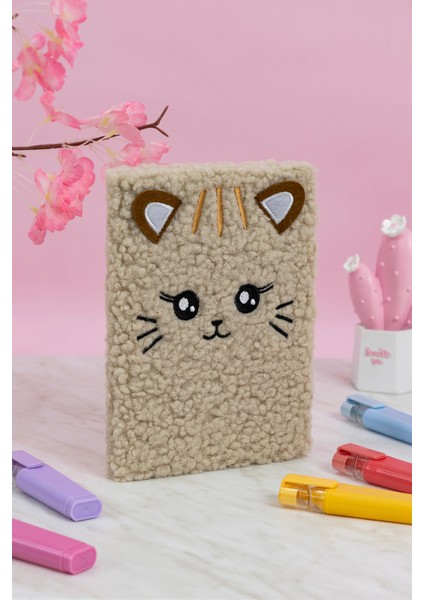Pelüş ve Eğlenceli Defter - Kedi Figürlü fiyatları