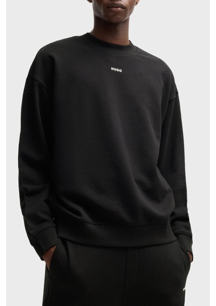 Logolu % 100 Pamuk Relaxed Fit Bisiklet Yaka Sweat Erkek Sweat 50525892 001