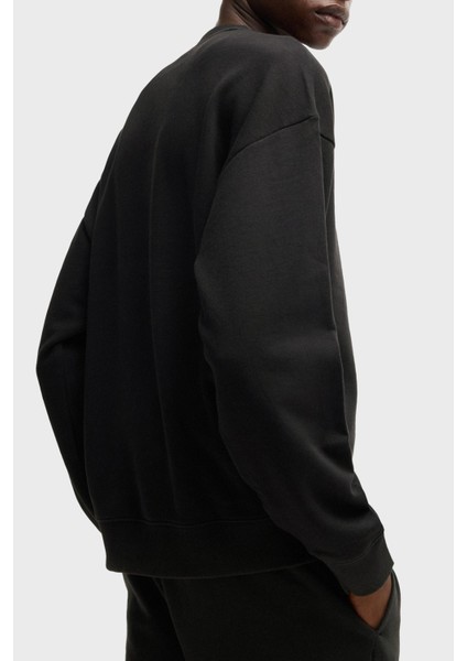 Logolu % 100 Pamuk Relaxed Fit Bisiklet Yaka Sweat Erkek Sweat 50525892 001 modelleri