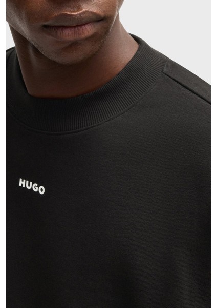 Logolu % 100 Pamuk Relaxed Fit Bisiklet Yaka Sweat Erkek Sweat 50525892 001 fırsatları