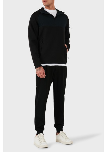 Streç Pamuklu Regular Fit Kapüşonlu Sweat Erkek Sweat 50543921 001 fiyatları