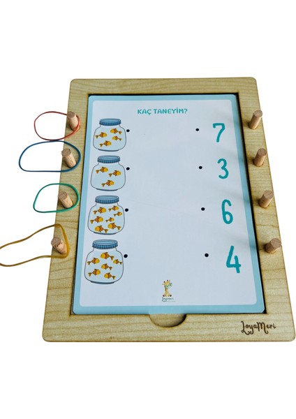 Lastikli Eşleme Tablası, Ince Motor Etkinlik, Okulöncesi, Özel Eğitim Etkinlik Seti fiyatları