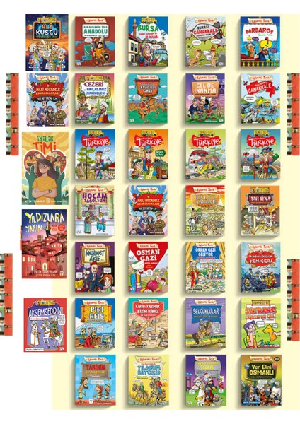 Metin Özdamarlar Kitaplığı-Yıldızlara Yakın, Iyilik Timi, Güzel Ülkem Türkiye 1-2-3-4 (33KİTAP)